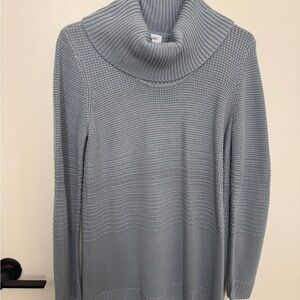 Calvin Klein Light Blue Cowl Neck Sweater